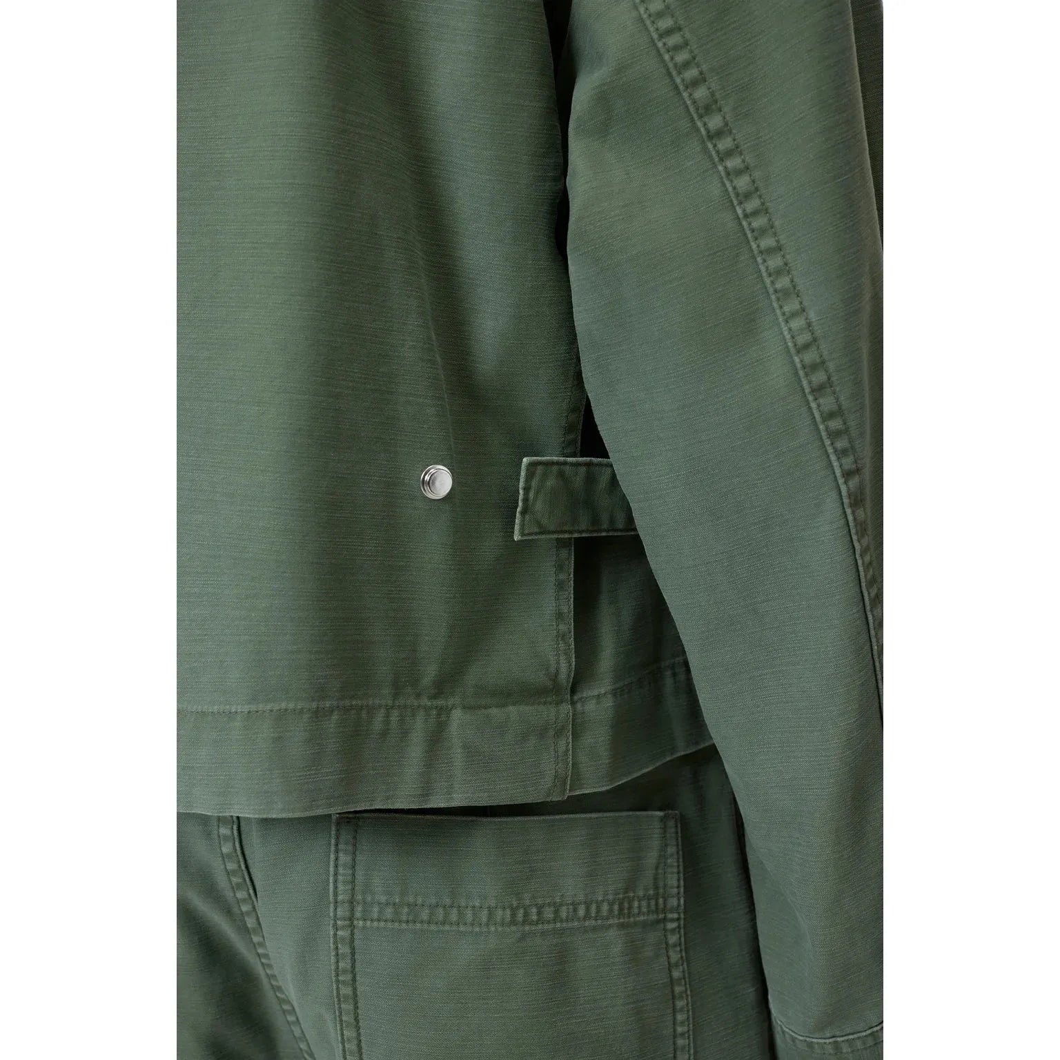 Closed Cotton Utility Jacket in Matcha Green