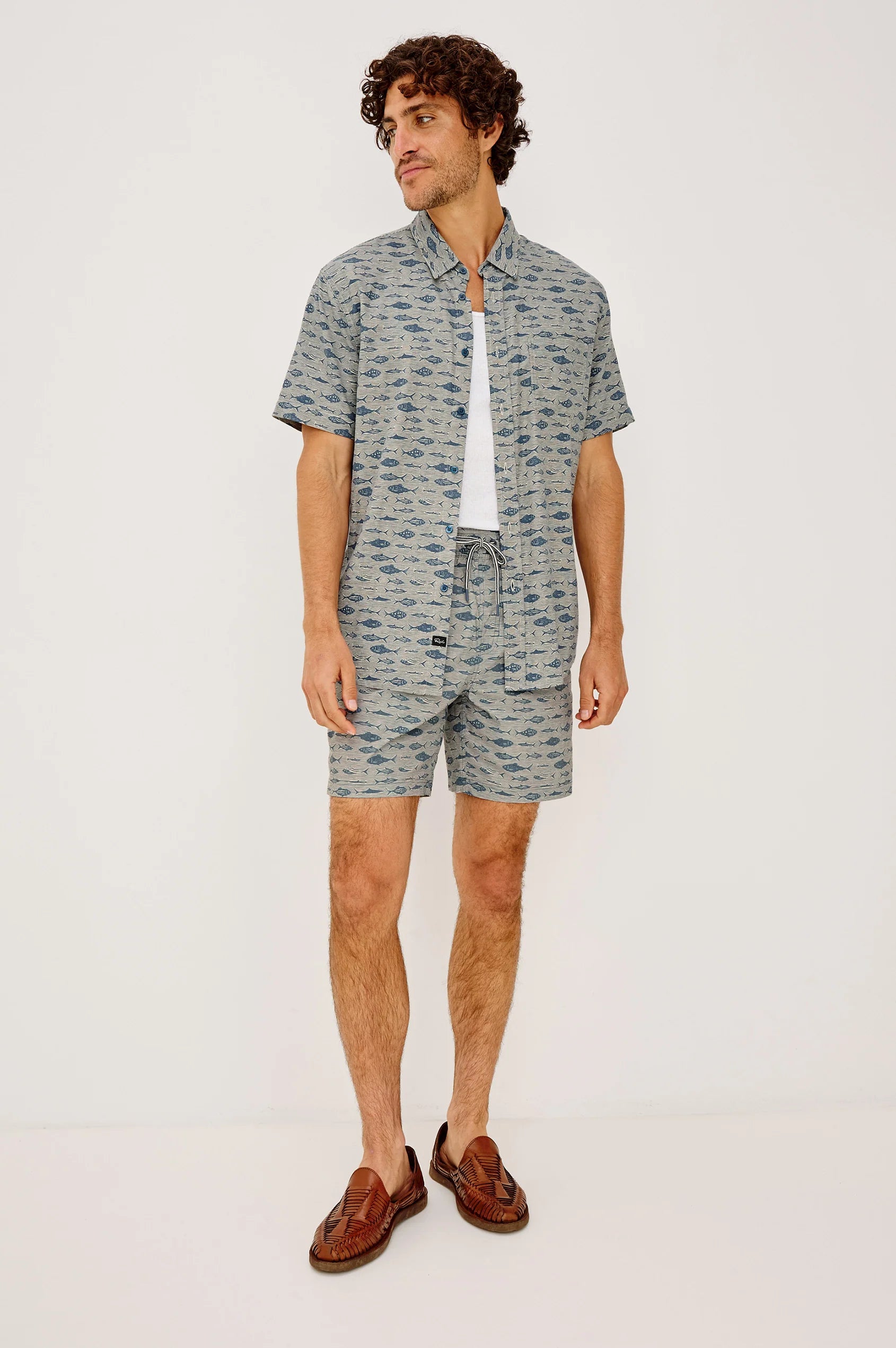 Rails Carson Shirt in Vintage Aquarium Etch
