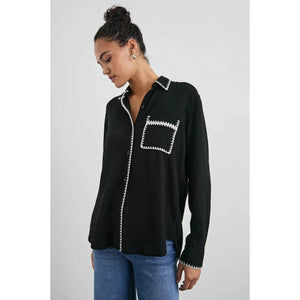 Rails Charli Shirt in Black Blanket