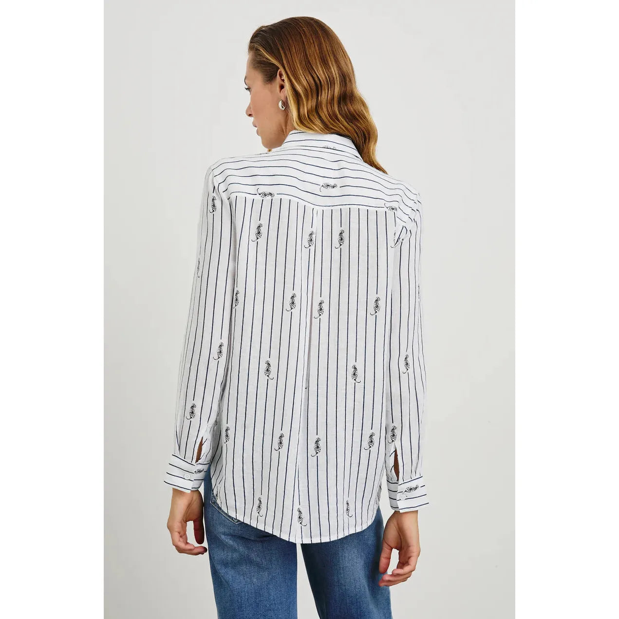 Rails Charli Shirt in Navy Striped Tigers