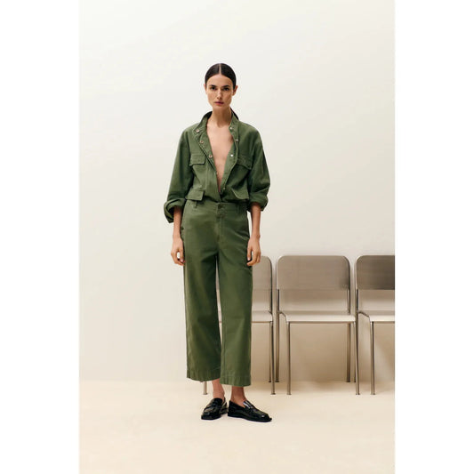 CLOSED Rovea Relaxed Pants in Matcha Green
