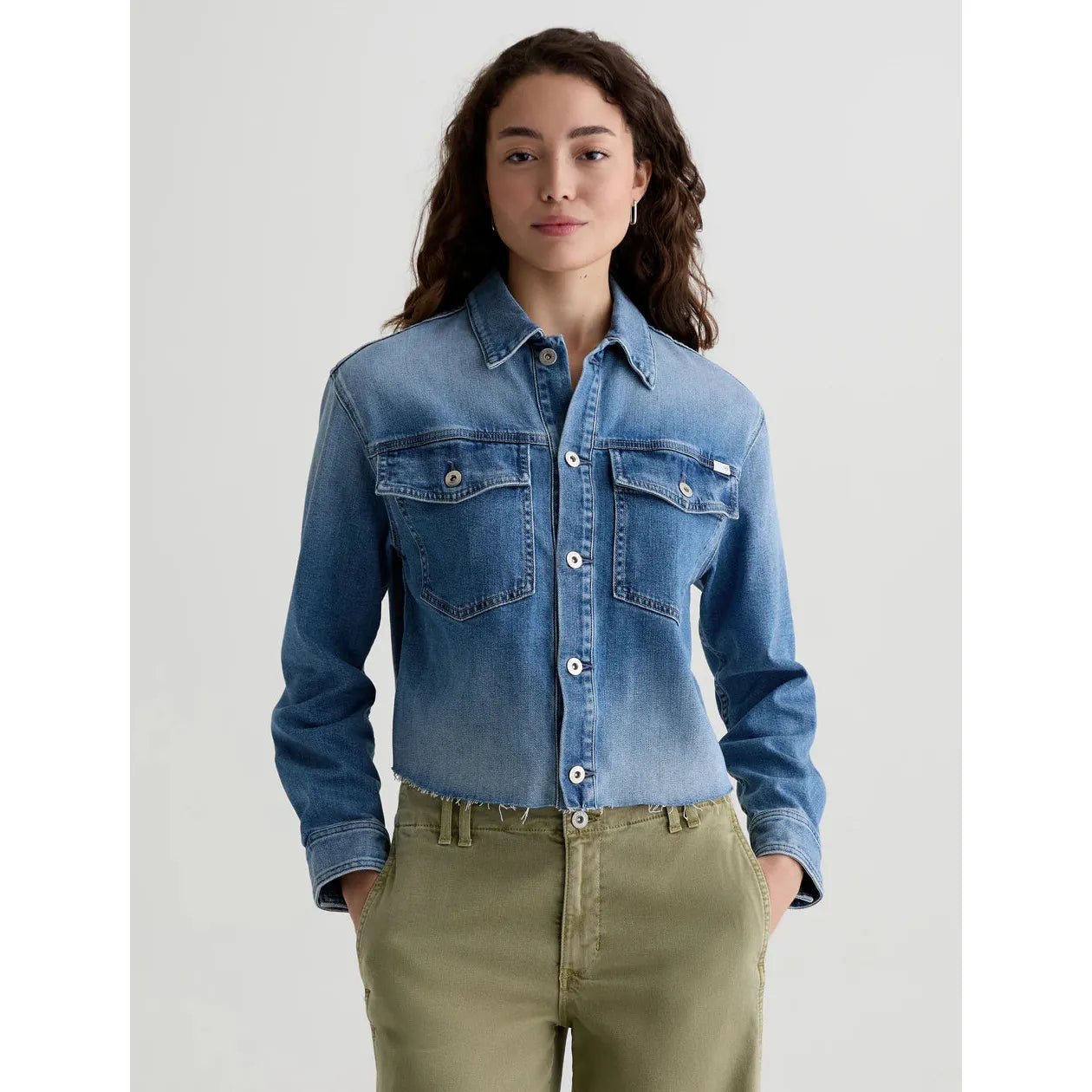 AG Jeans Valleta Utility Shirt Jacket in Abyss