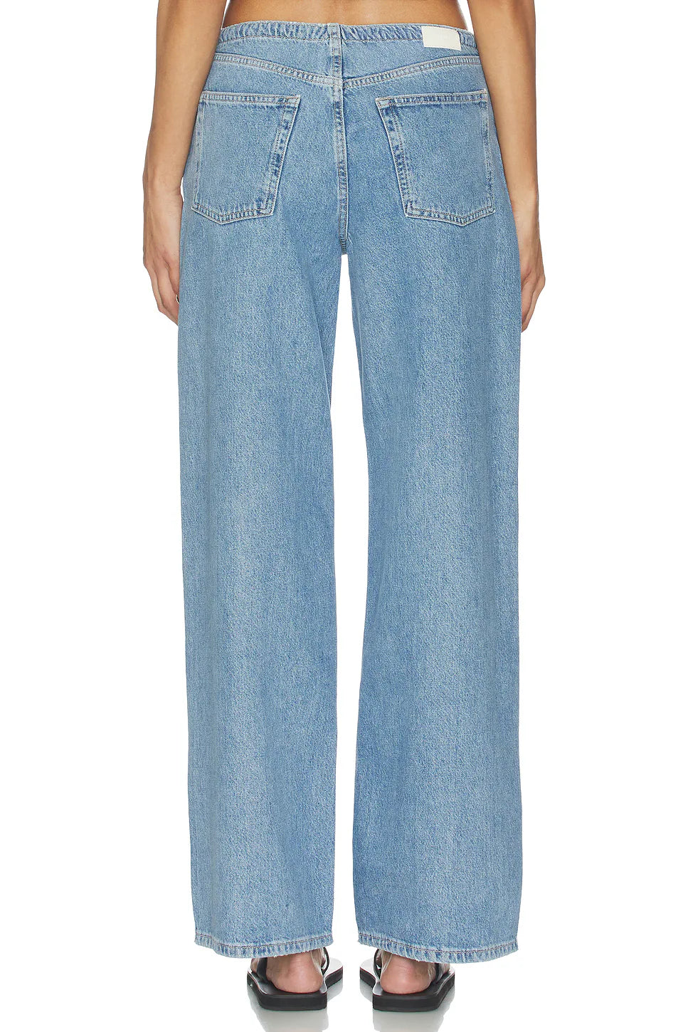 Consignment001 DL1961 Aura Sienna Low Slung Relaxed Wide Leg Jeans Size 26