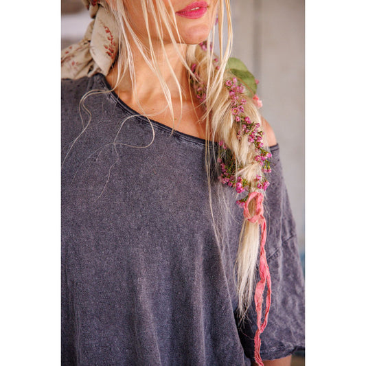 Magnolia Pearl Boyfriend Tee Dress in Ozzy