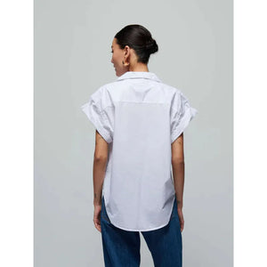 Nation Elliot Blouse in Optic White