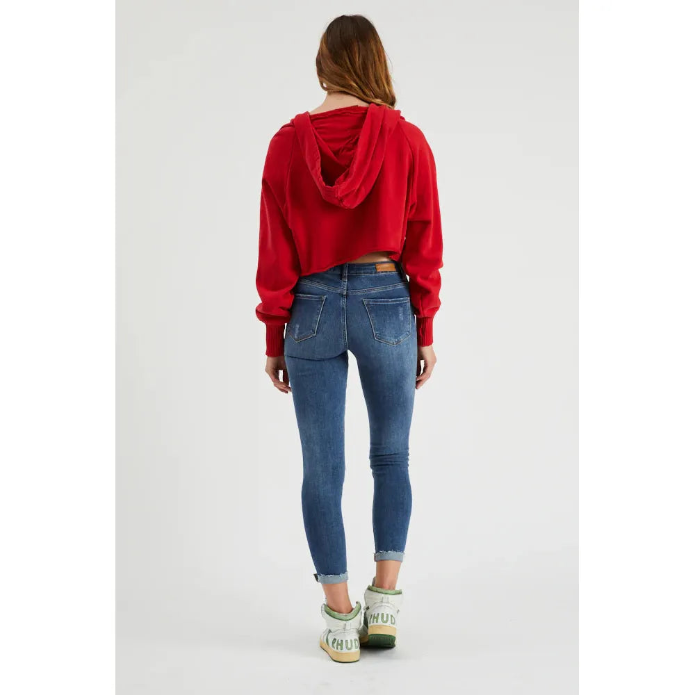 Etienne Marcel Denim EM7552 Everyday Skinny in Blue Stone Distressed