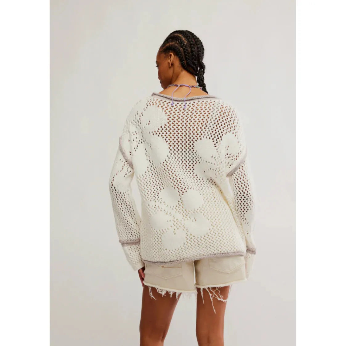 Free People Hidden Tropics Tunic in Ivory Combo
