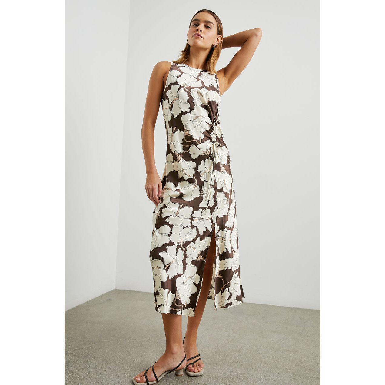 Rails Gabriella Dress in Mocha Floral