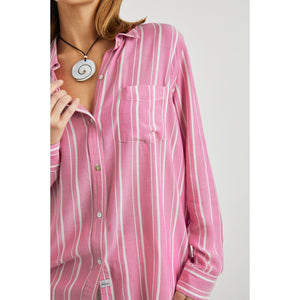 Rails Gaia Shirt in Berry Stripe