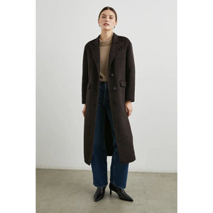 Rails Gallery Coat in Espresso Houndstooth