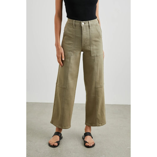 Rails Getty Crop Wide Leg in Washed Olive