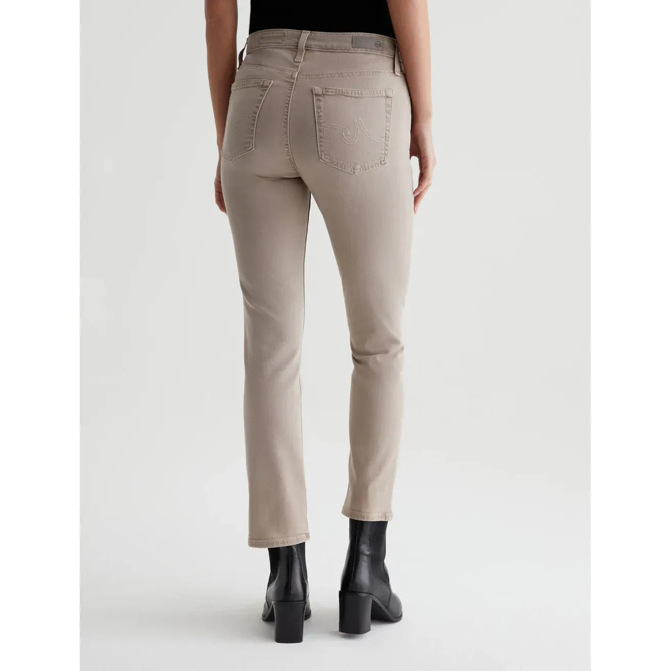 AG Jeans Mari Crop in Sulphur Desert Taupe