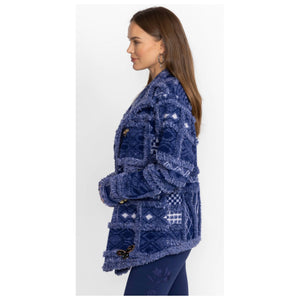 Johny Was Cordelia Blue Patchwork Jacket