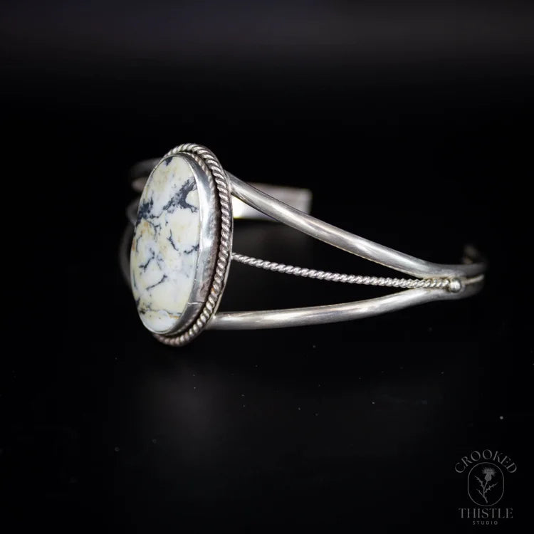 Crooked Thistle White Buffalo Bracelet