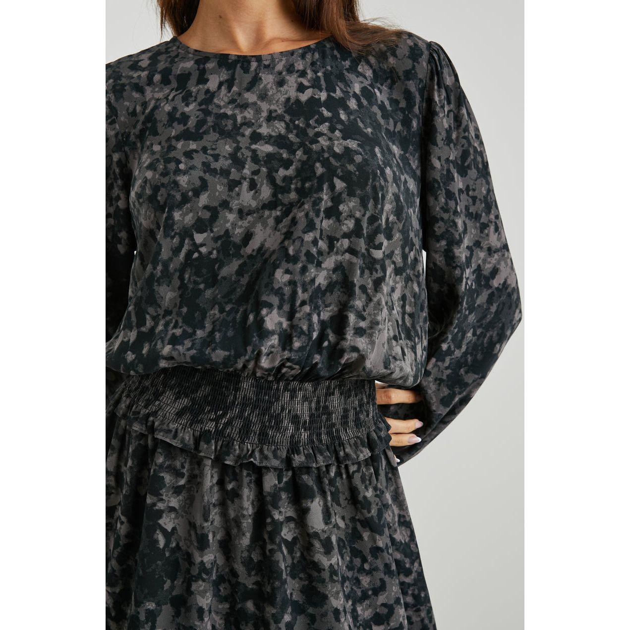 Rails Inez Dress in Charcoal Tortoise