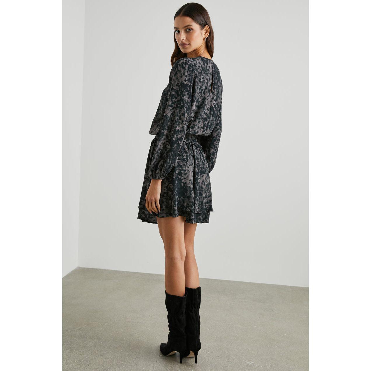 Rails Inez Dress in Charcoal Tortoise