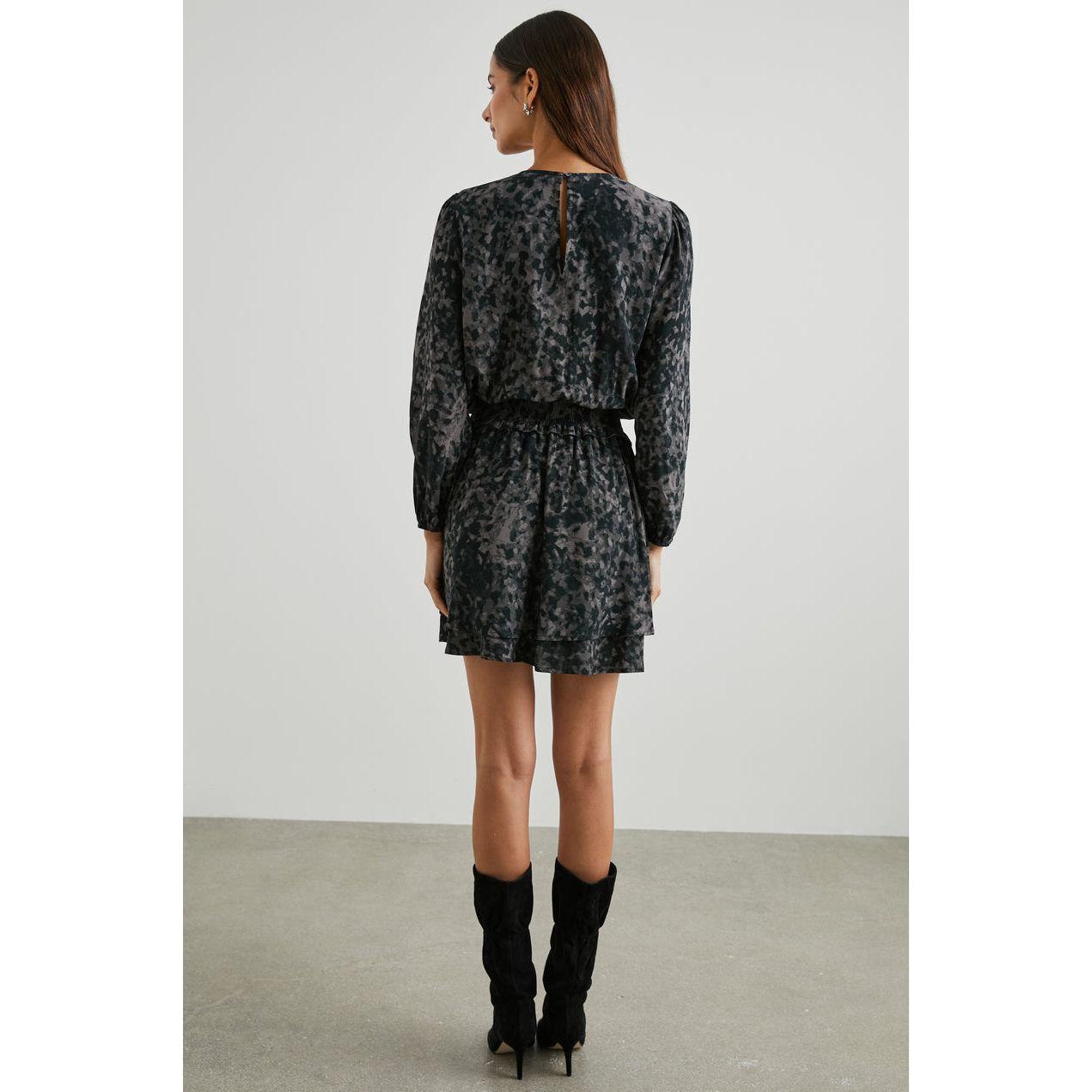 Rails Inez Dress in Charcoal Tortoise