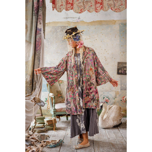 Magnolia Pearl Appliqué Cyrene Coat in Izmir
