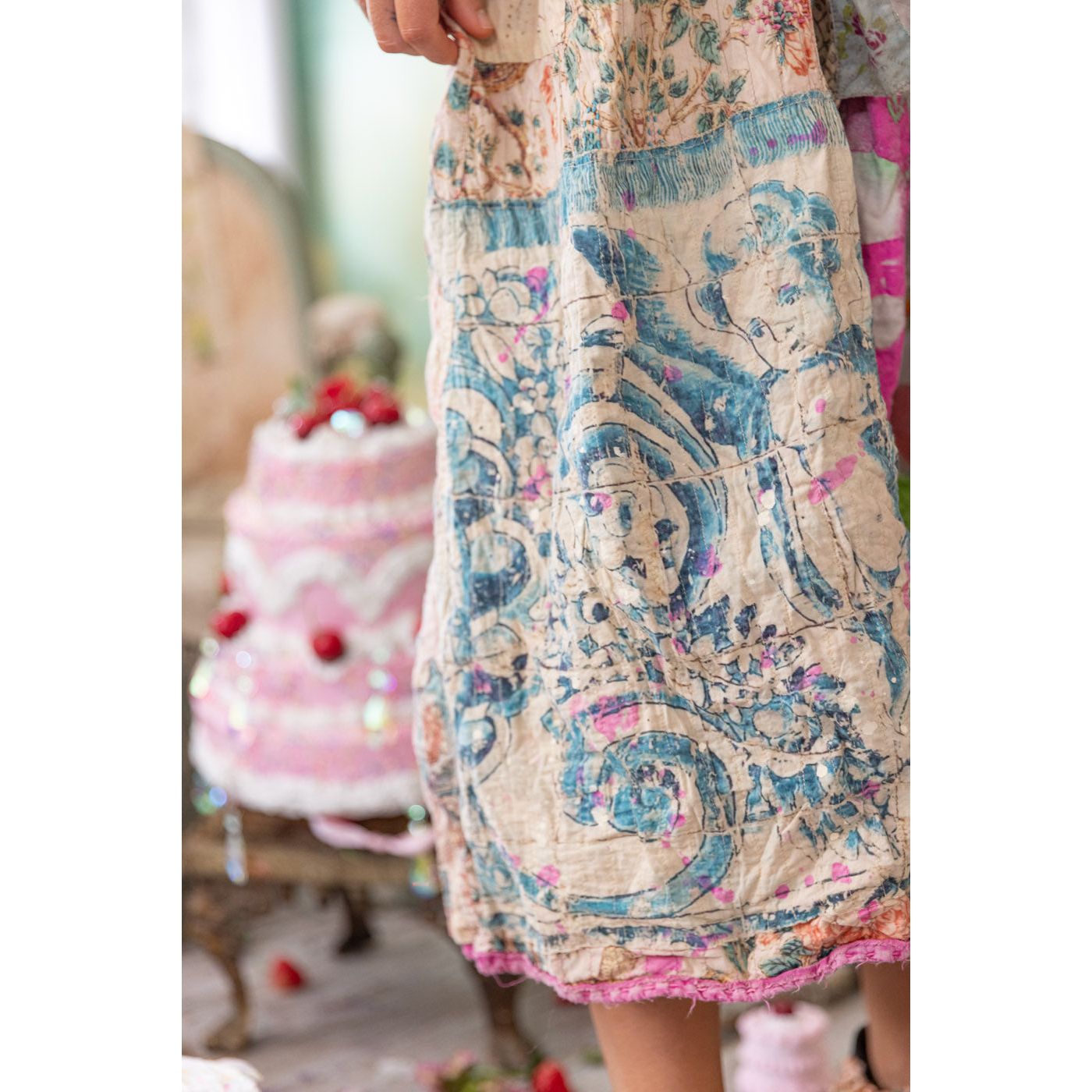 Magnolia Pearl Piecewise Dashi Kimono in Zazu