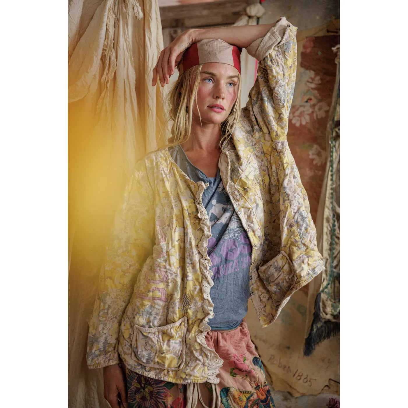 Magnolia Pearl Anders Love Appliqué Jacket