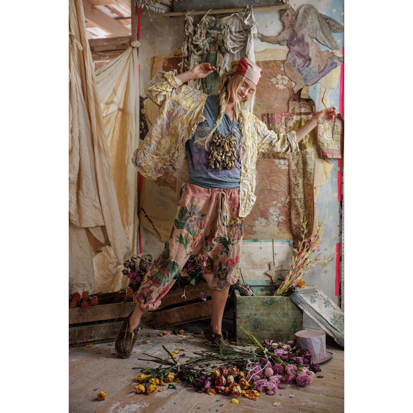 Magnolia Pearl Anders Love Appliqué Jacket