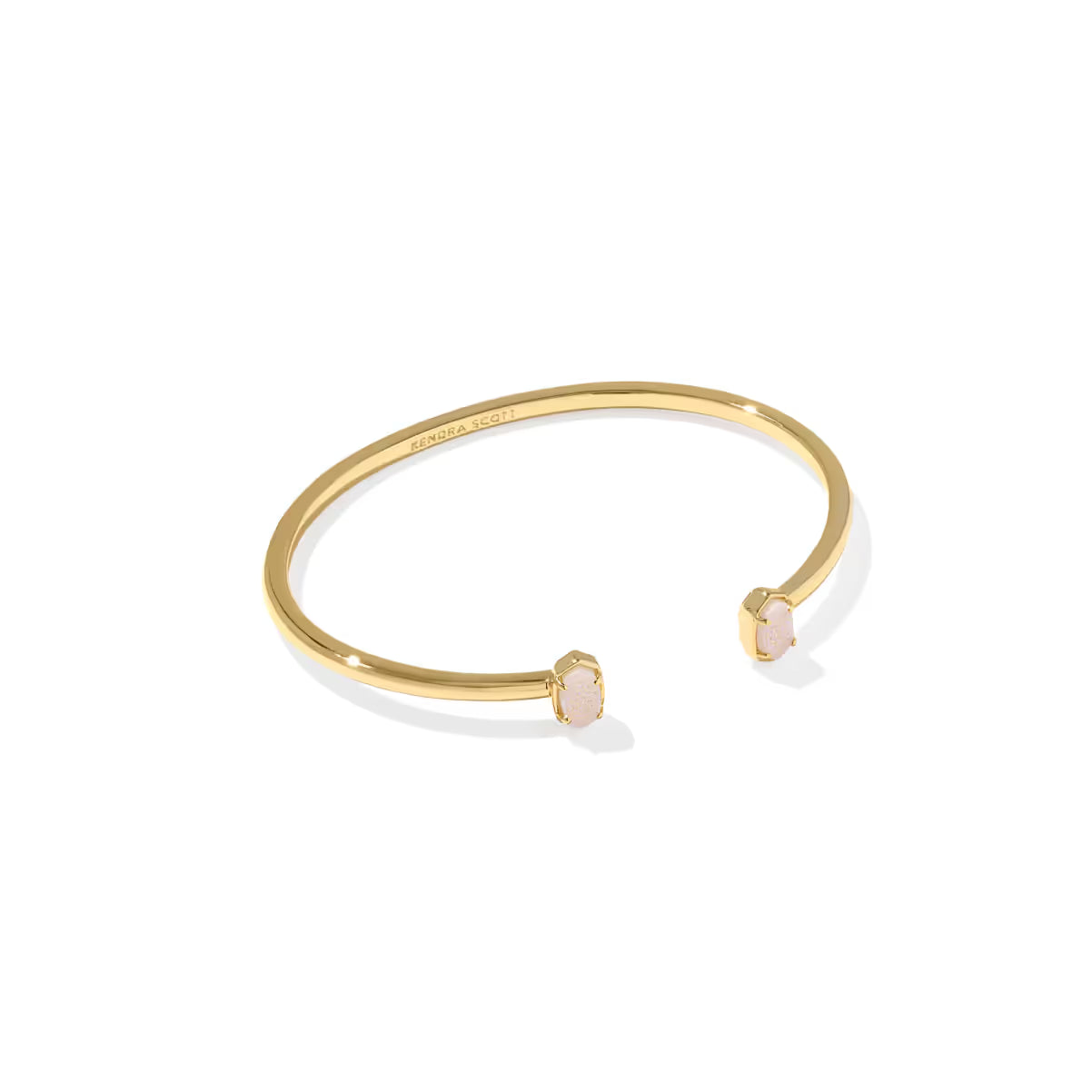 Kendra Scott Emilie Cuff Bracelet in Gold Iridescent Drusy