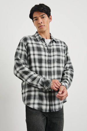 Rails Lennox Shirt in Black Oak Haze