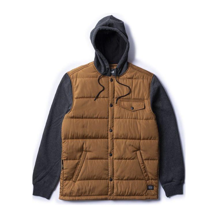 Vissla Creators Marin Eco Hooded Jacket in Rubber