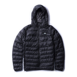 VISSLA Pacific Packable Eco Puff Jacket in Black