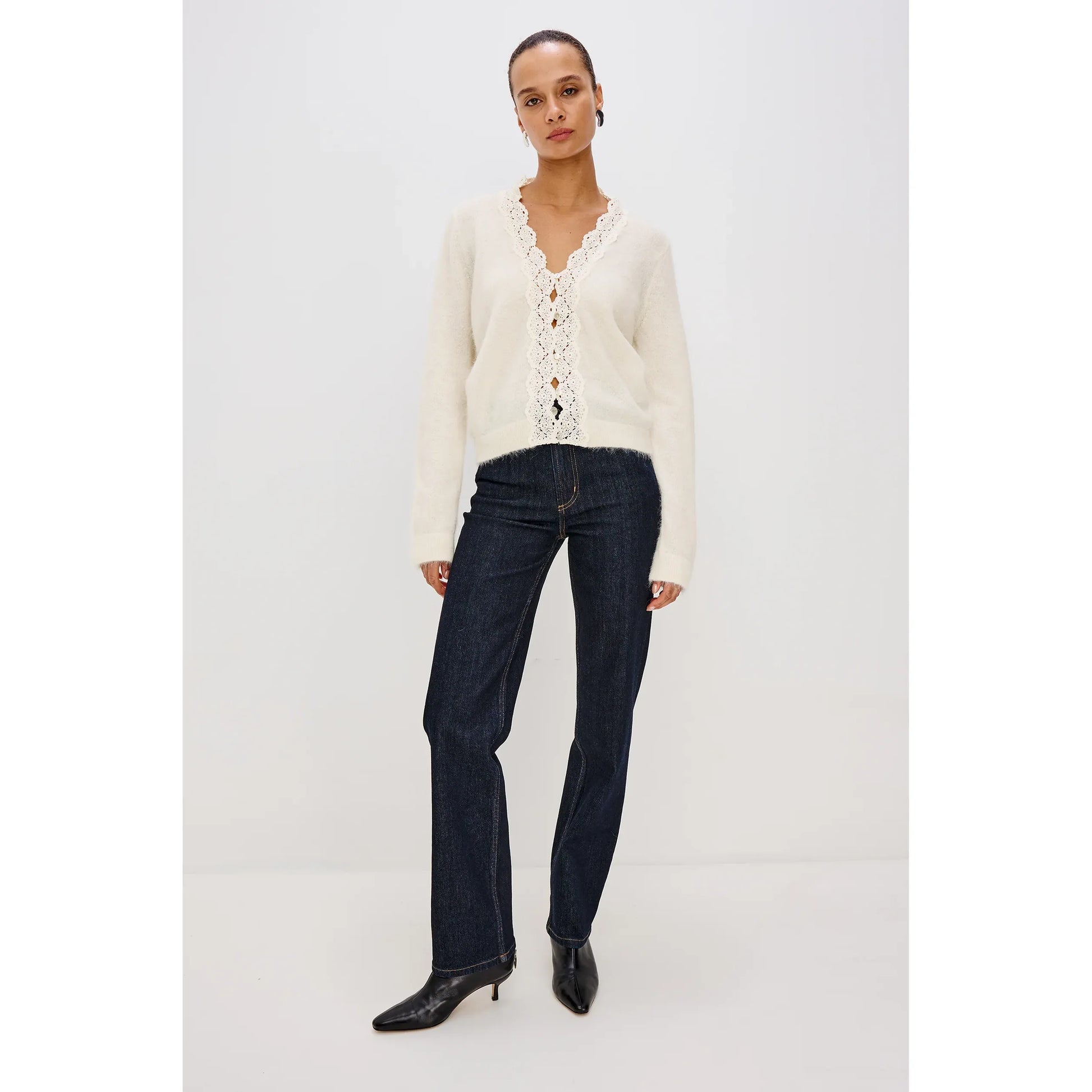 Rails Mer Cardigan in Ivory