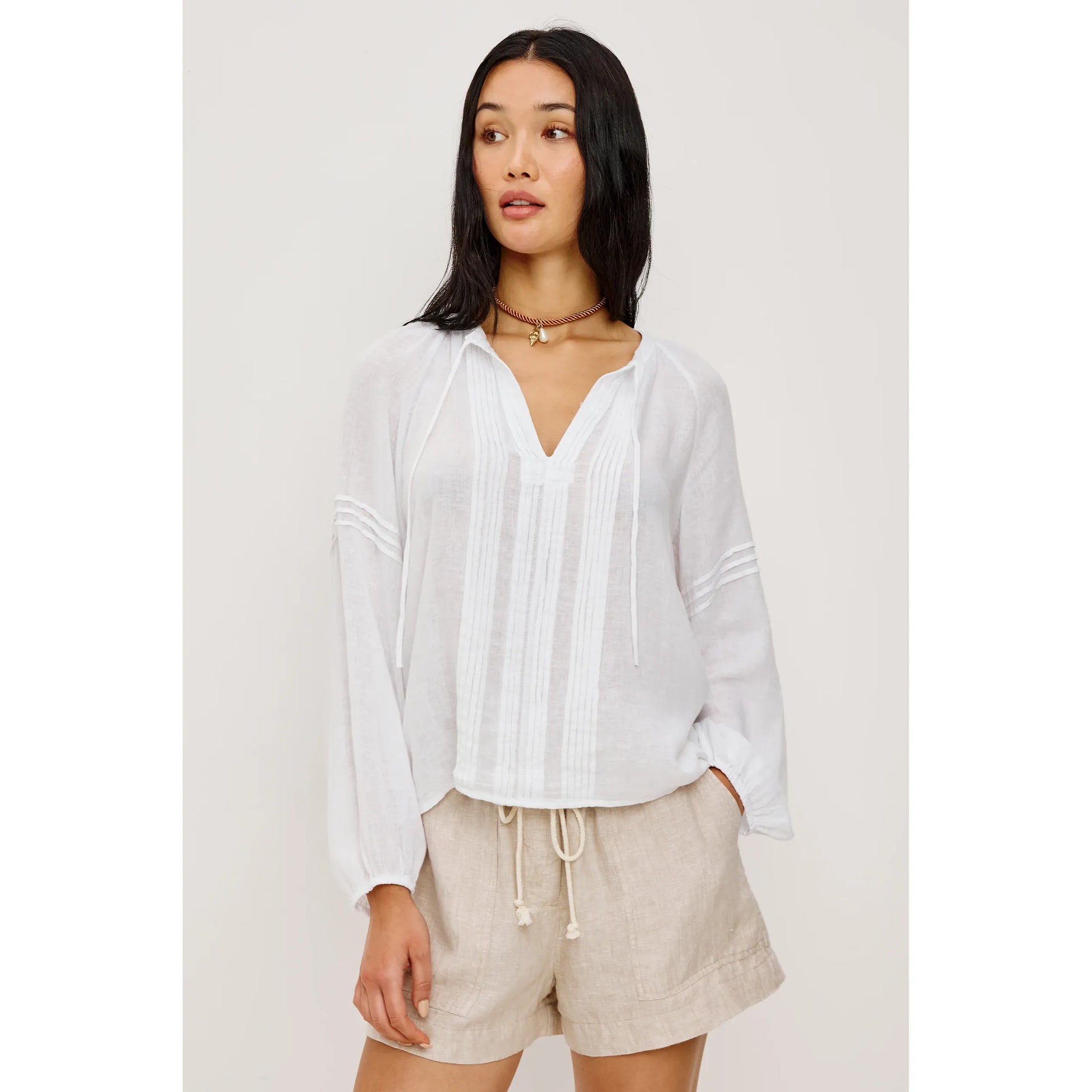 Rails Naples Top in White