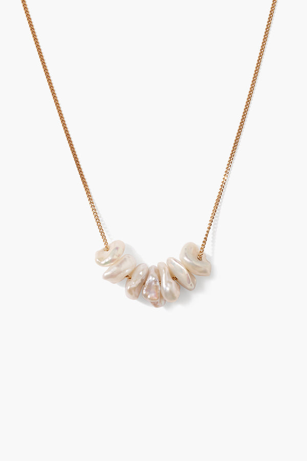 Chan Luu Anini Pearl Necklace Gold