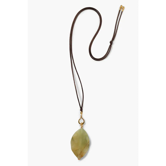 Chan Luu Leaf Cord Necklace New Jade