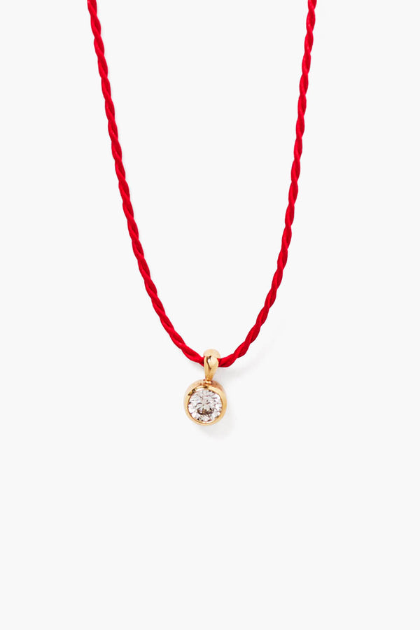 Chan Luu Este Diamond Necklace Red