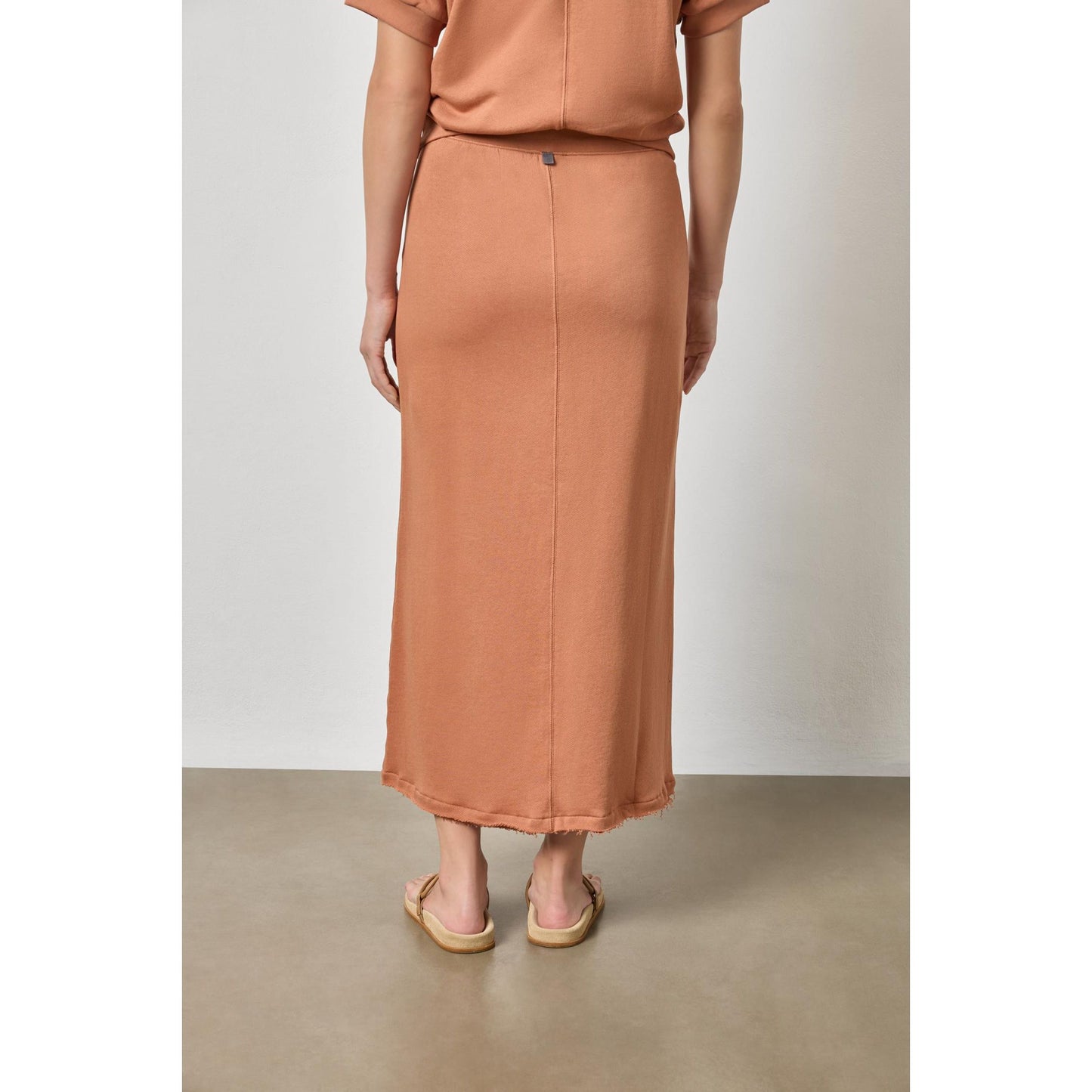 Lilla P Terry Skirt in Carob