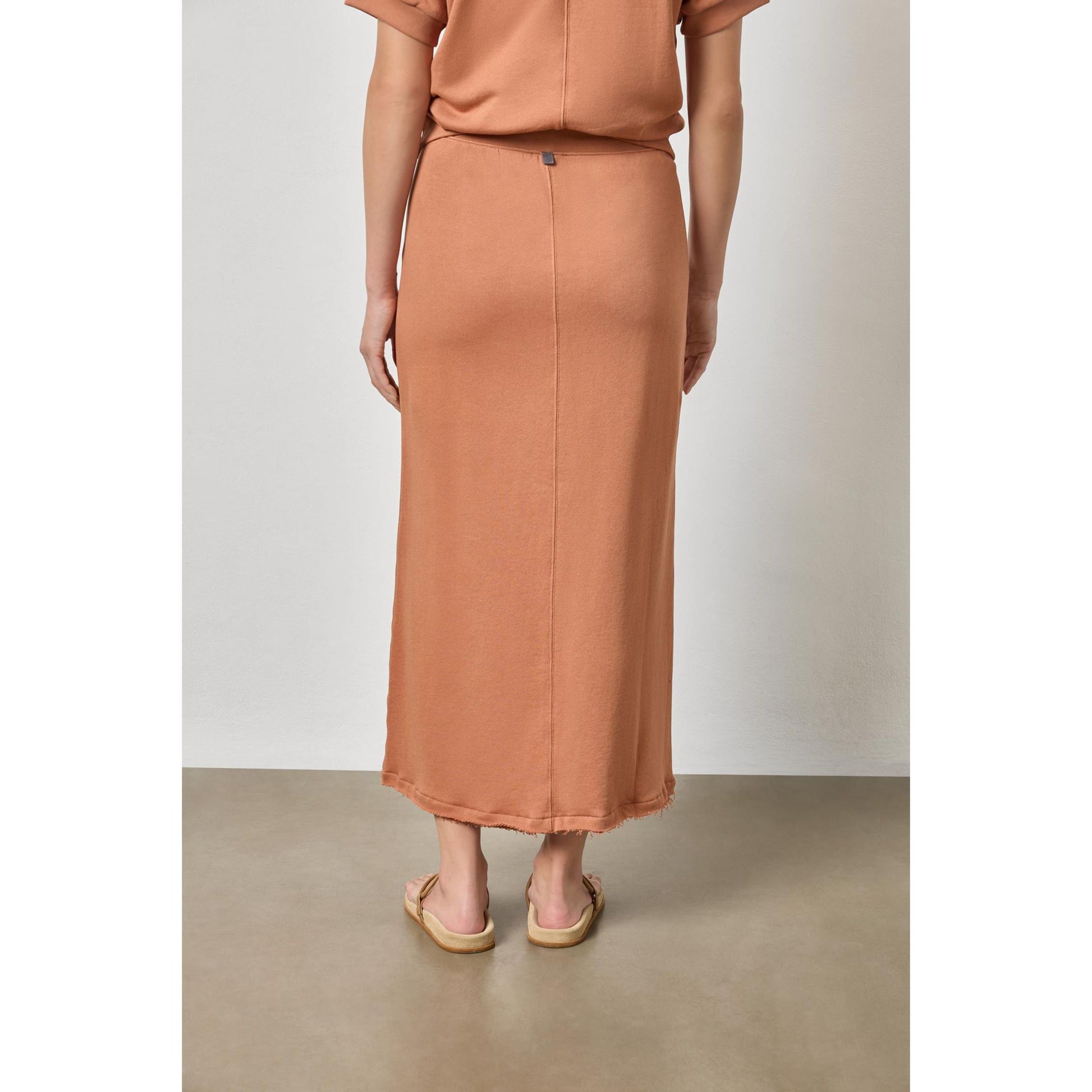 Lilla P Terry Skirt in Carob