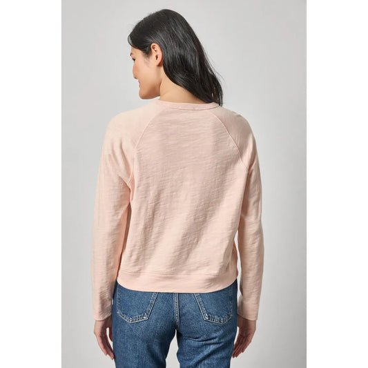 Lilla P Vintage Sweatshirt Tee in Bellini 