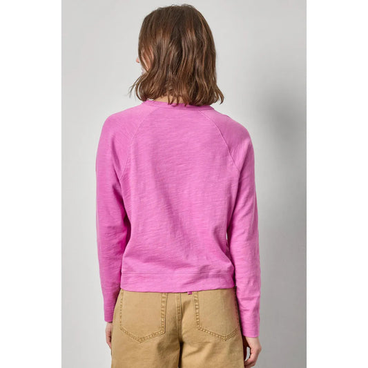 Lilla P Vintage Sweatshirt Tee in Crocus
