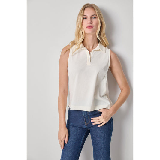 Lilla P Organic Sleeveless Top in Rope