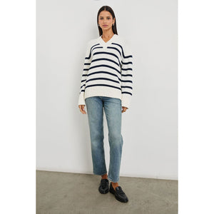 Rails Penny Sweater in Ivory Navy Stripe