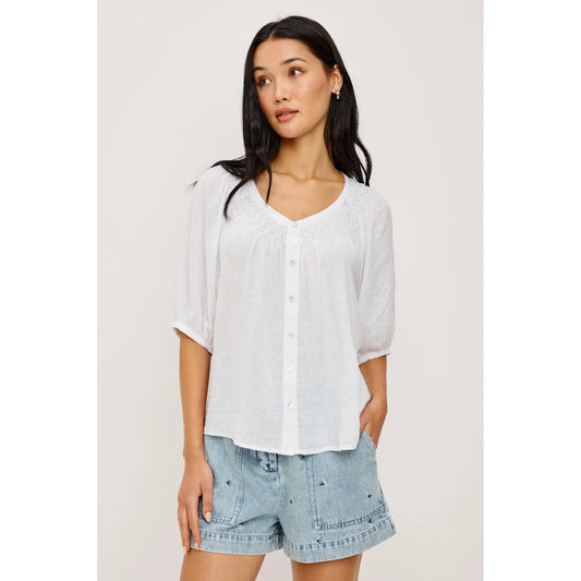 Rails Rix Shirt in White 