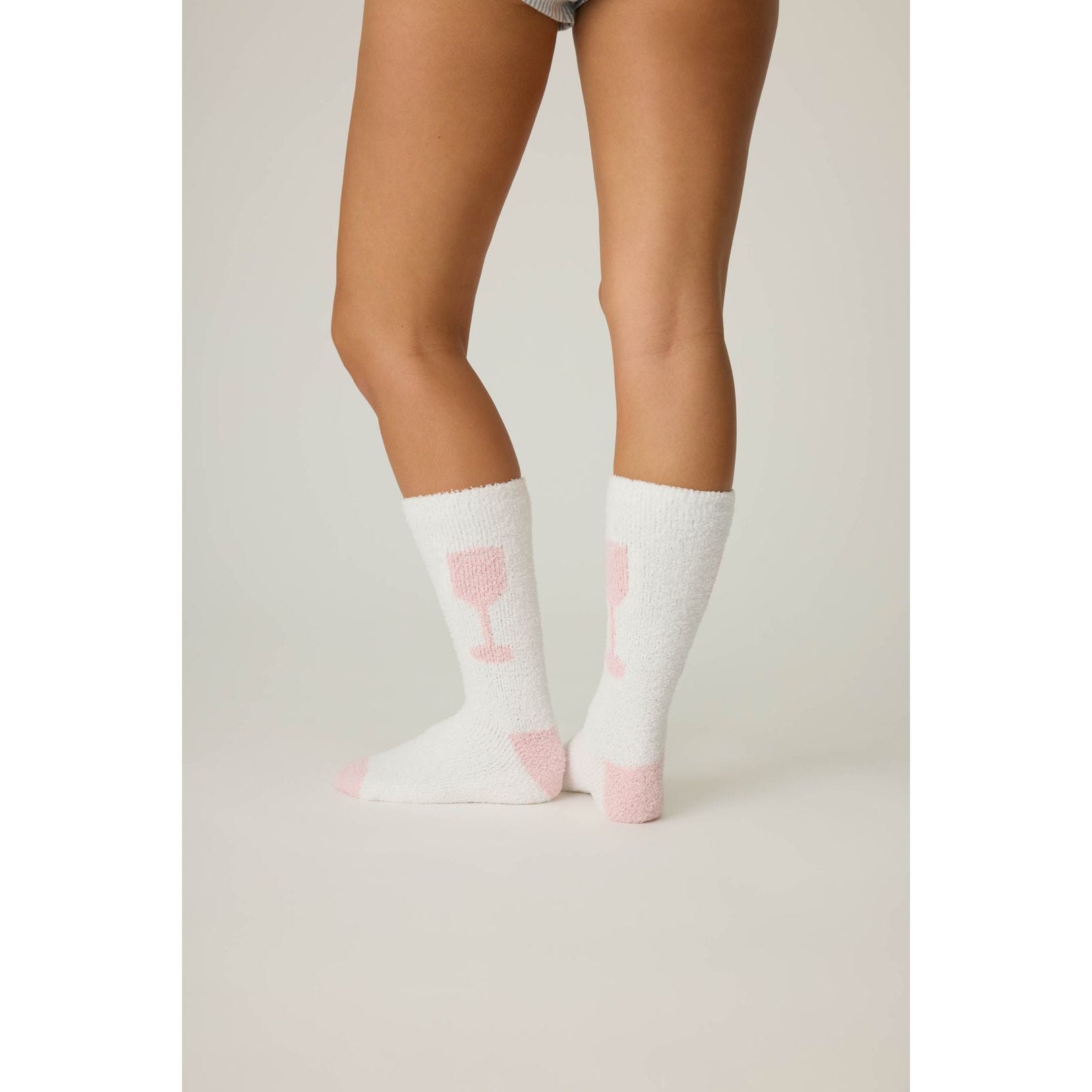 PJ Salvage Breakfast of Champs Fun Socks in Ivory