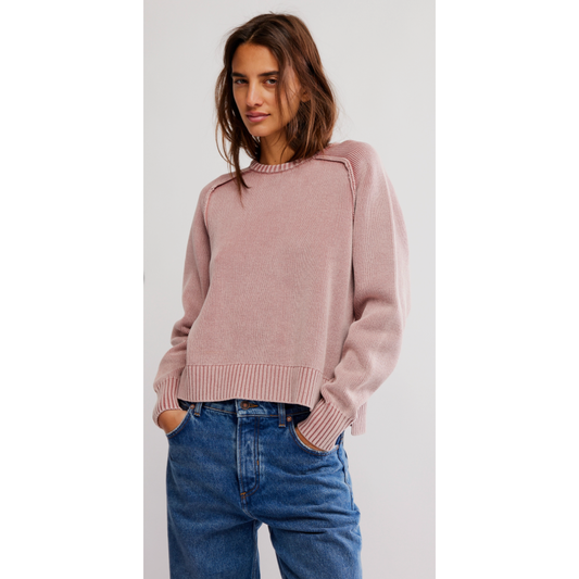Free People Spring Street Pullover in Bijou