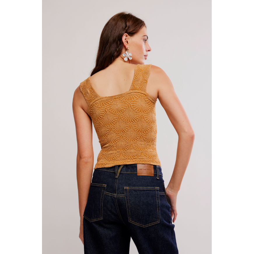 Free People Love Letter Cami in Bronzer