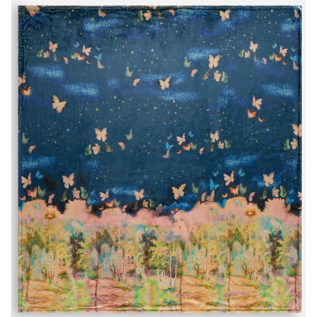 Johnny Was Laurel Canyon Cozy Blanket in Aurelius