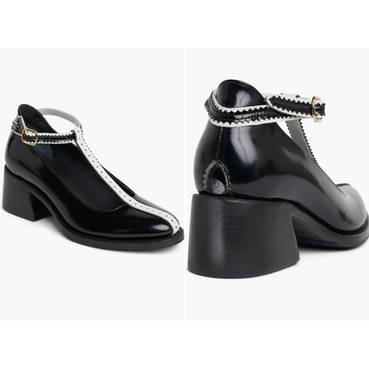 The Office of Angela Scott Miss Beverly T- Strap Pump