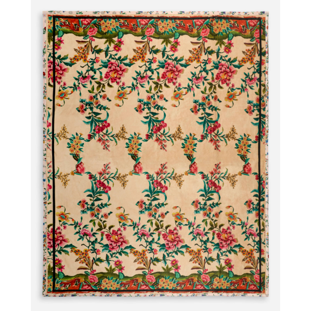 Johnny Was Travel Blanket in Ecru Miraze