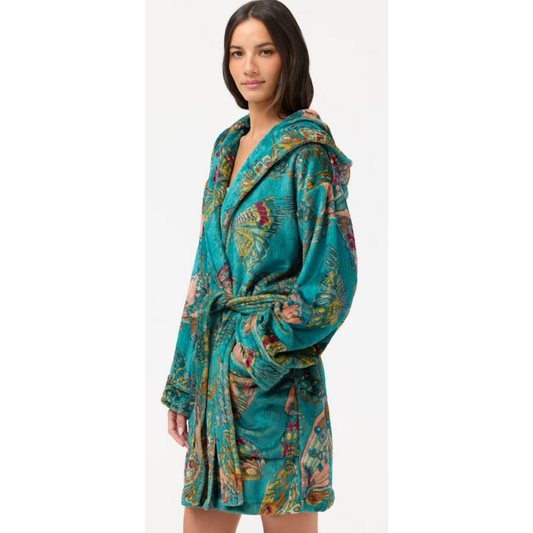 Johnny Was Short Cozy Robe in Ofelia 