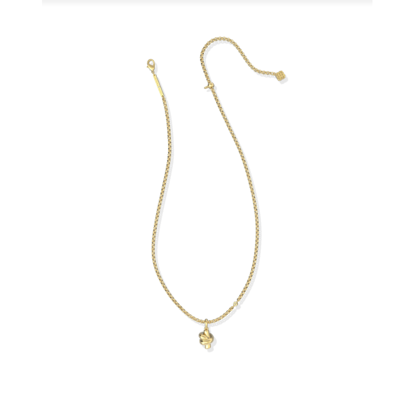 Kendra Scott Parker Knot Pendant Necklace in Gold