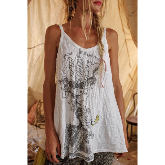 Magnolia Pearl Bananas Por Vida Lana Tank 423 in True